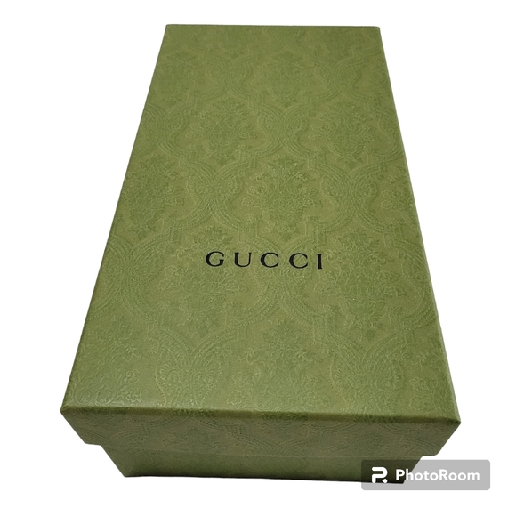 Gucci Accessories Gucci Gift Box Limited Green Paisley Decorative
